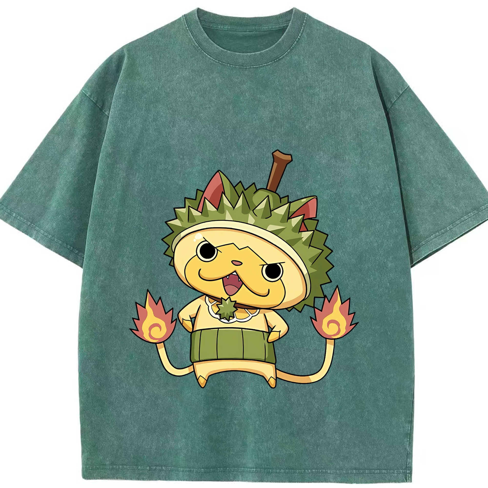 （画像用） 妖怪ウォッチ Yo-kai Watch 綿100% ヴィンテージ風 半袖Tシャツ（フロントプリント）
